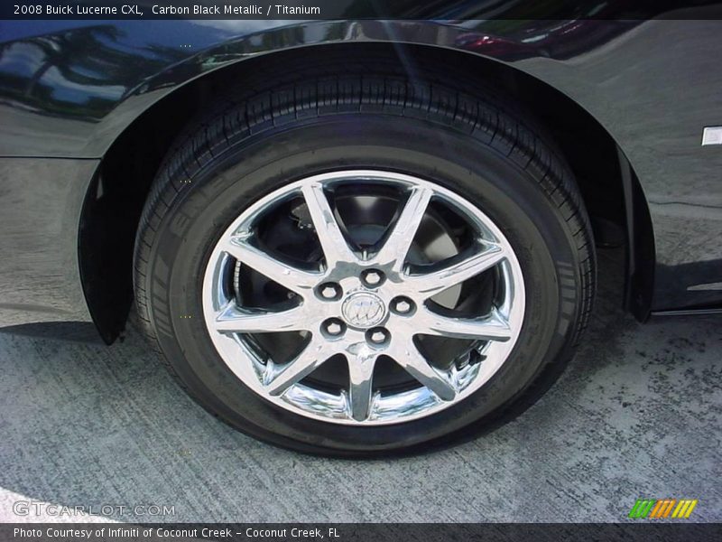 Carbon Black Metallic / Titanium 2008 Buick Lucerne CXL