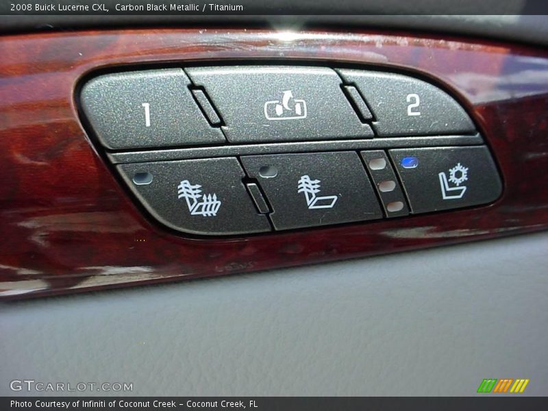 Carbon Black Metallic / Titanium 2008 Buick Lucerne CXL