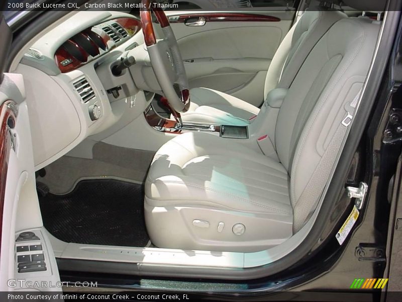 Carbon Black Metallic / Titanium 2008 Buick Lucerne CXL