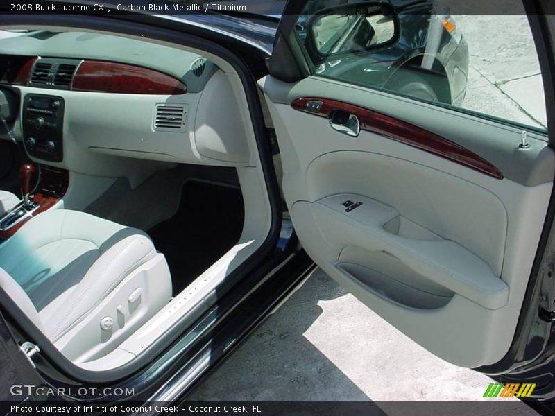 Carbon Black Metallic / Titanium 2008 Buick Lucerne CXL