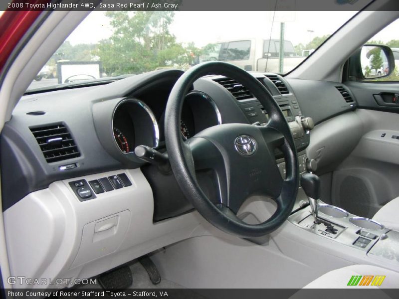 Salsa Red Pearl / Ash Gray 2008 Toyota Highlander 4WD