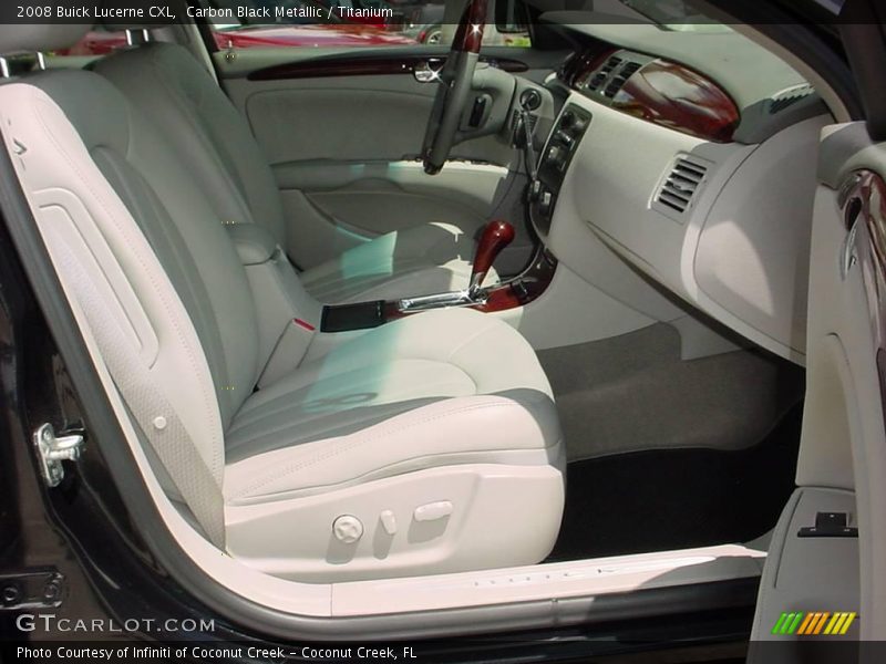 Carbon Black Metallic / Titanium 2008 Buick Lucerne CXL