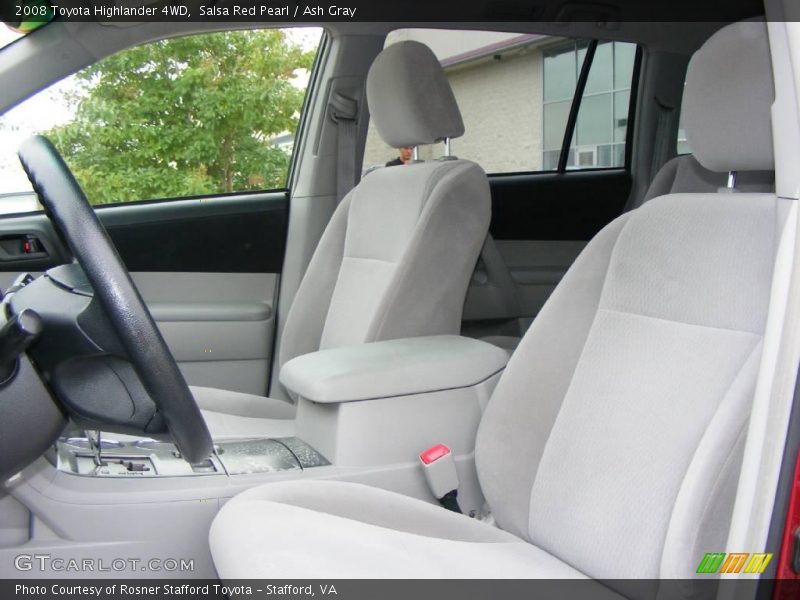 Salsa Red Pearl / Ash Gray 2008 Toyota Highlander 4WD
