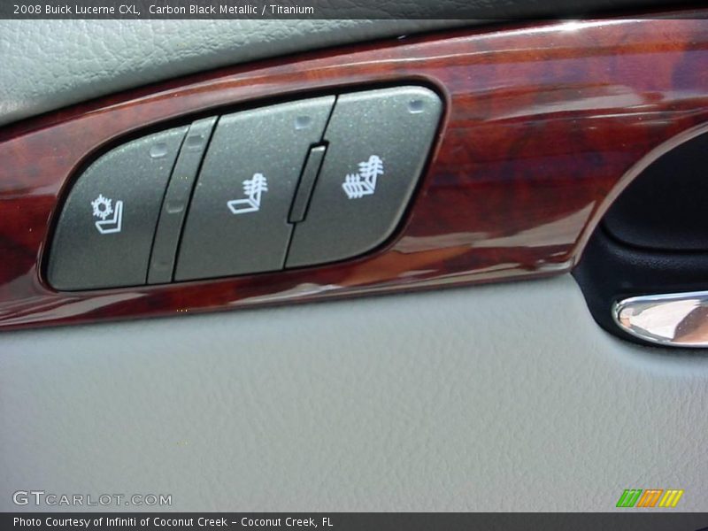 Carbon Black Metallic / Titanium 2008 Buick Lucerne CXL