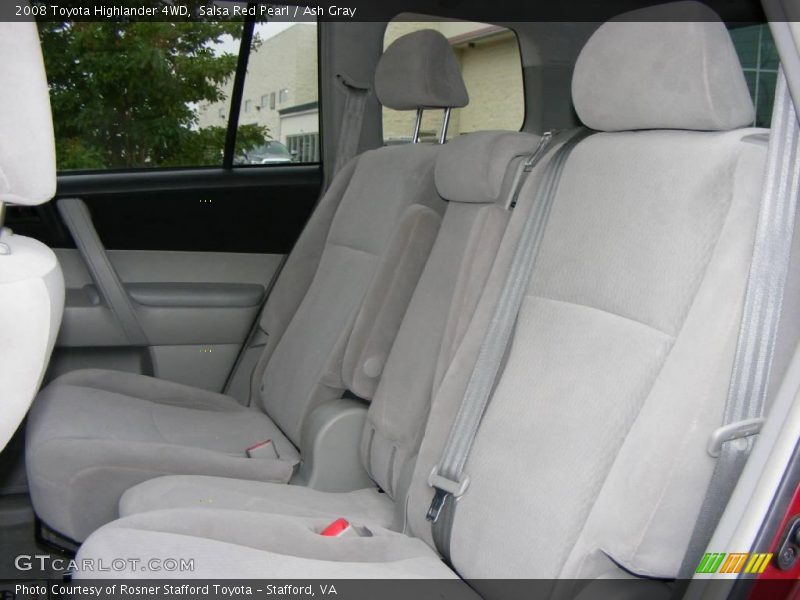 Salsa Red Pearl / Ash Gray 2008 Toyota Highlander 4WD