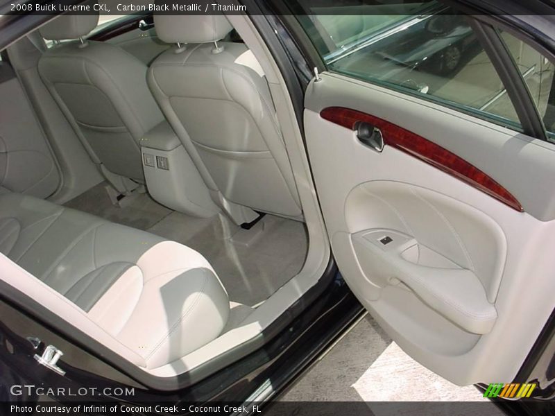 Carbon Black Metallic / Titanium 2008 Buick Lucerne CXL