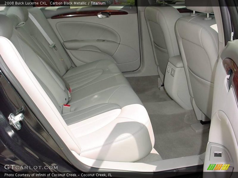 Carbon Black Metallic / Titanium 2008 Buick Lucerne CXL