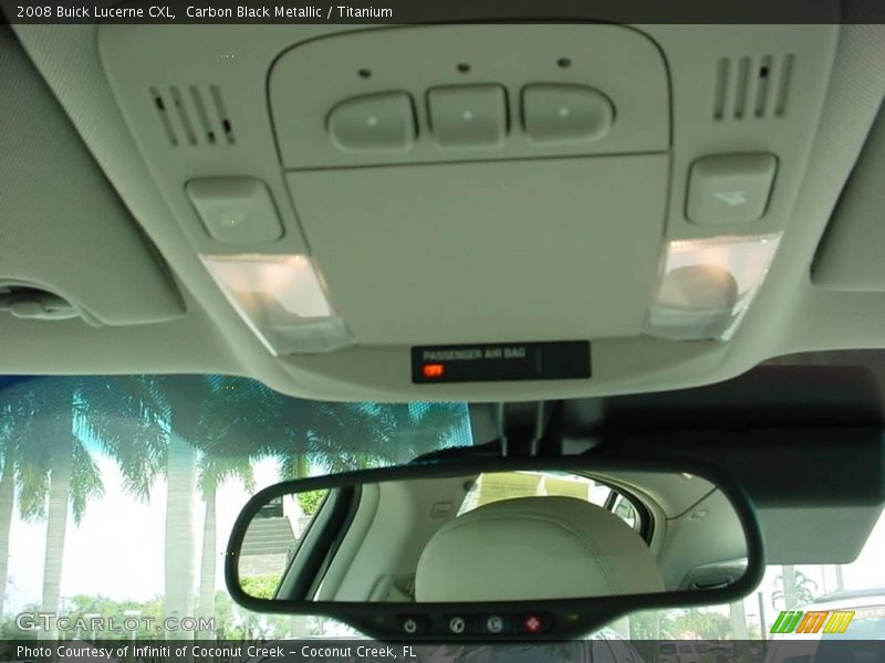 Carbon Black Metallic / Titanium 2008 Buick Lucerne CXL