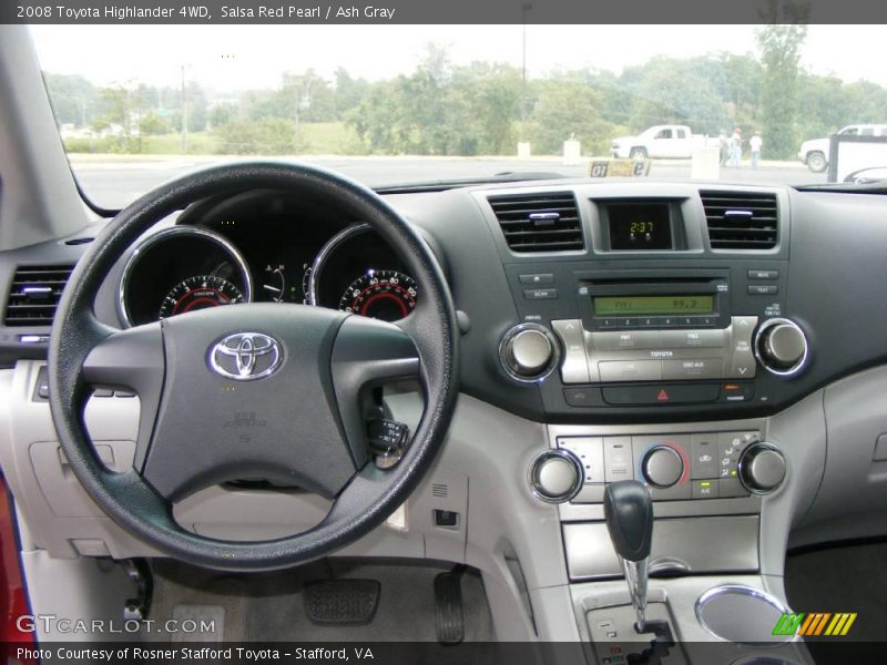 Salsa Red Pearl / Ash Gray 2008 Toyota Highlander 4WD