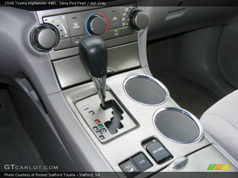 Salsa Red Pearl / Ash Gray 2008 Toyota Highlander 4WD