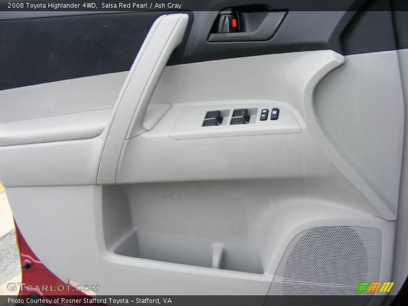 Salsa Red Pearl / Ash Gray 2008 Toyota Highlander 4WD