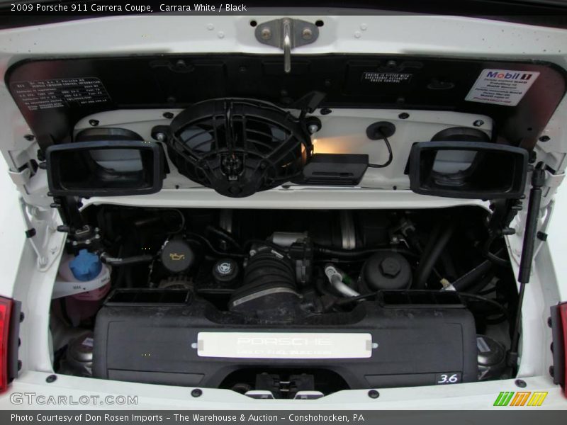 Carrara White / Black 2009 Porsche 911 Carrera Coupe