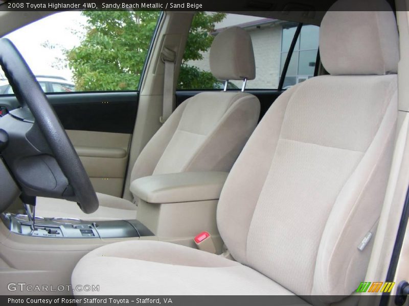 Sandy Beach Metallic / Sand Beige 2008 Toyota Highlander 4WD
