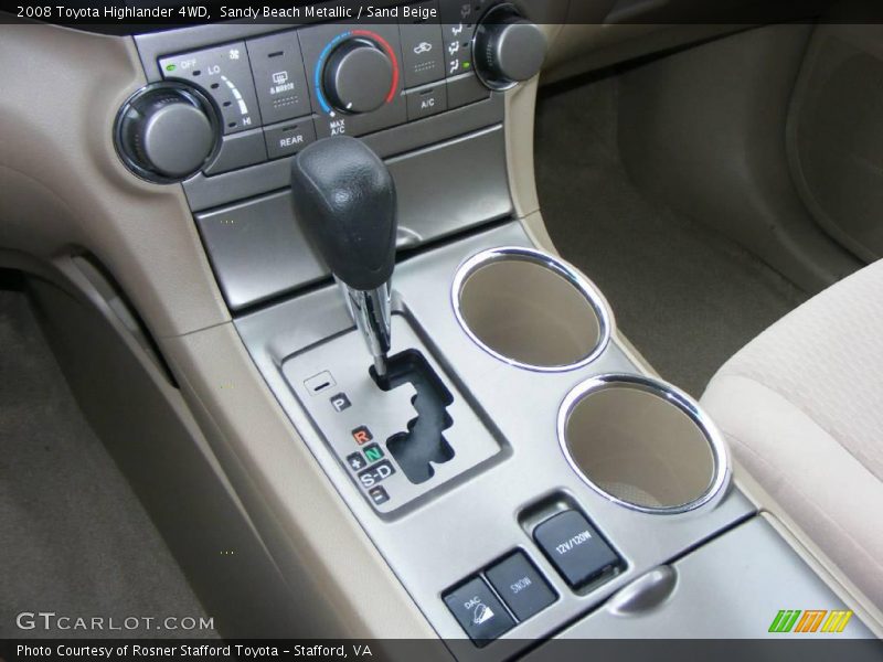 Sandy Beach Metallic / Sand Beige 2008 Toyota Highlander 4WD