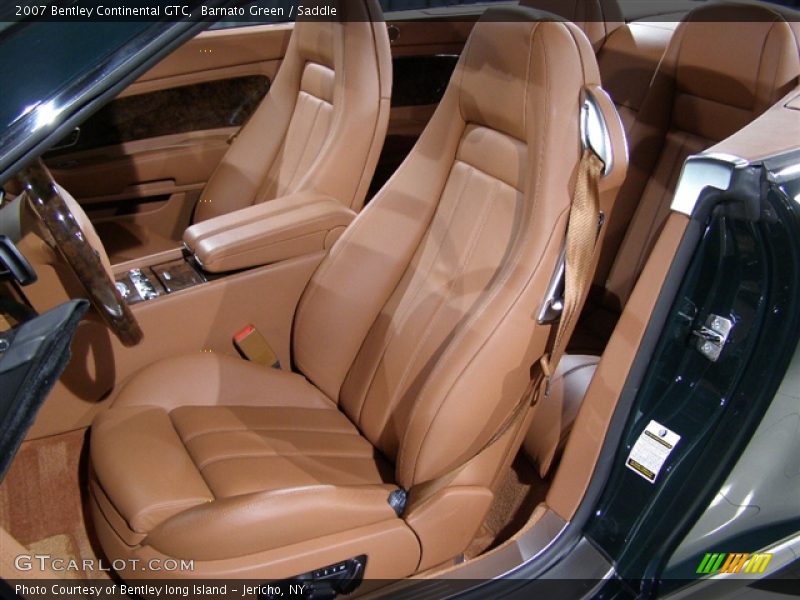 Barnato Green / Saddle 2007 Bentley Continental GTC