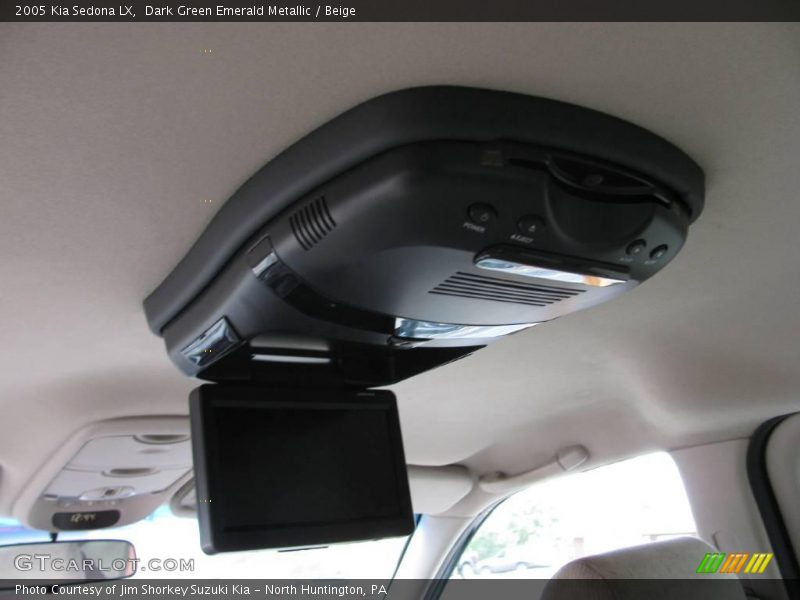 Dark Green Emerald Metallic / Beige 2005 Kia Sedona LX