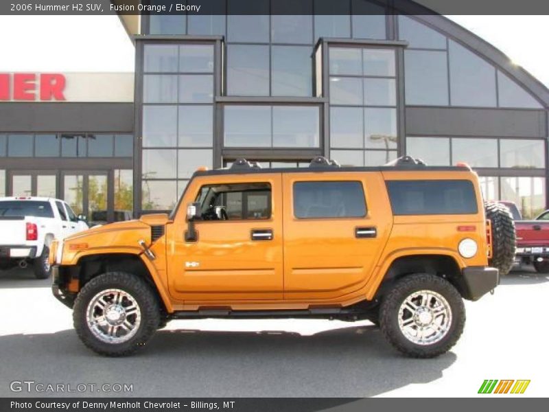 Fusion Orange / Ebony 2006 Hummer H2 SUV