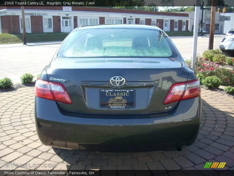 Magnetic Gray Metallic / Ash 2009 Toyota Camry LE
