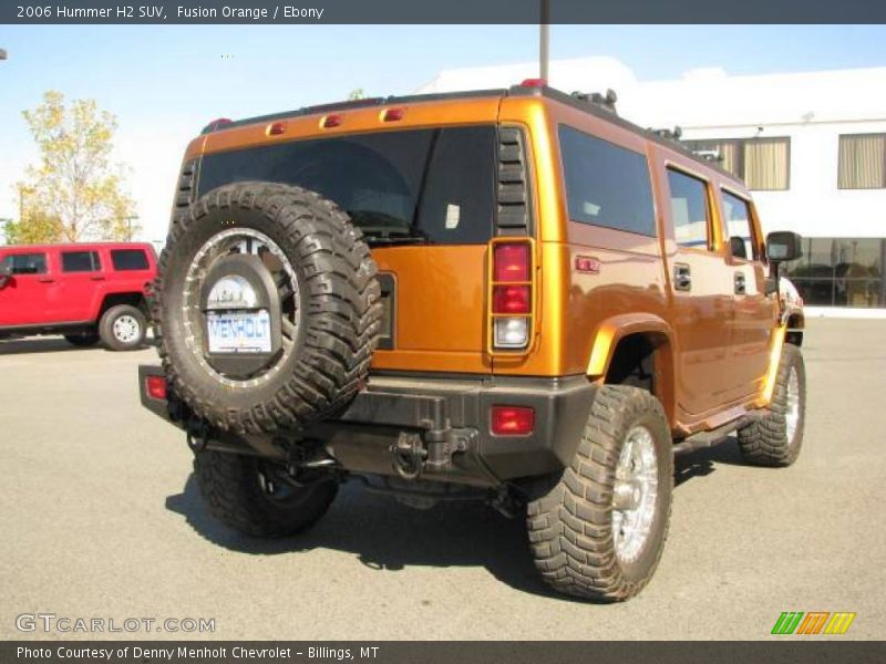 Fusion Orange / Ebony 2006 Hummer H2 SUV