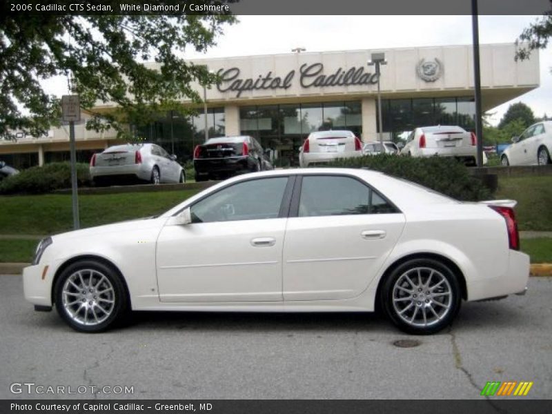 White Diamond / Cashmere 2006 Cadillac CTS Sedan