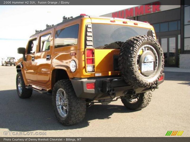 Fusion Orange / Ebony 2006 Hummer H2 SUV
