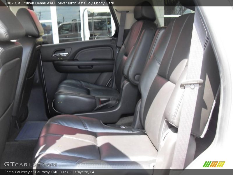 Silver Birch Metallic / Ebony Black 2007 GMC Yukon Denali AWD