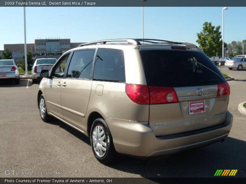 Desert Sand Mica / Taupe 2009 Toyota Sienna LE
