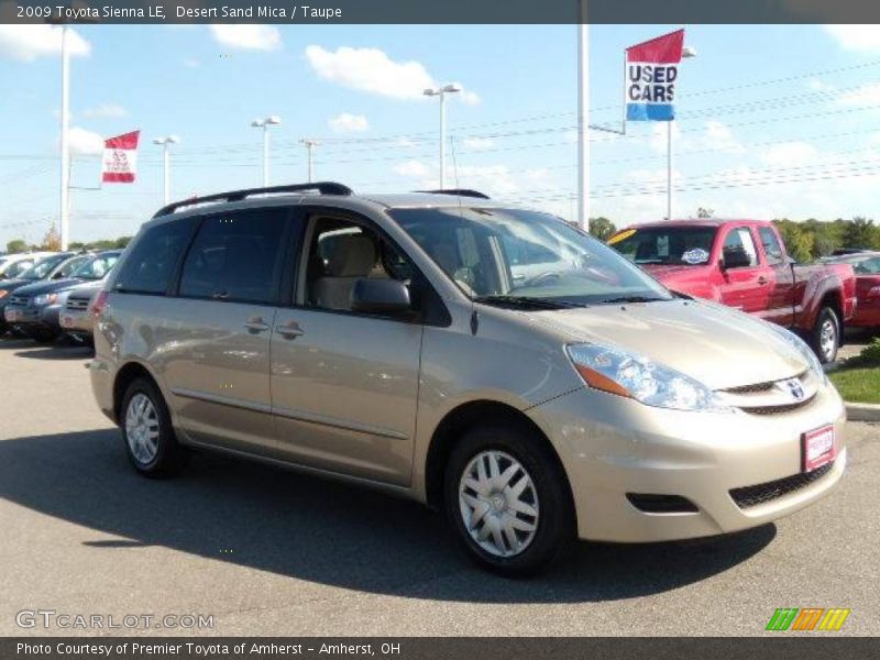 Desert Sand Mica / Taupe 2009 Toyota Sienna LE