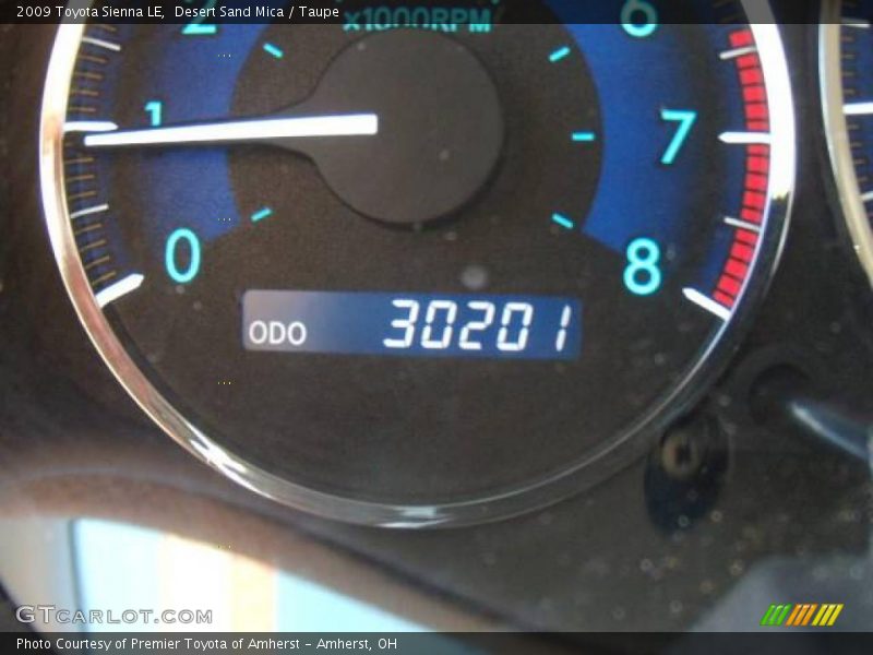 Desert Sand Mica / Taupe 2009 Toyota Sienna LE