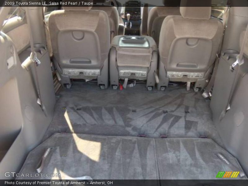 Salsa Red Pearl / Taupe 2009 Toyota Sienna LE