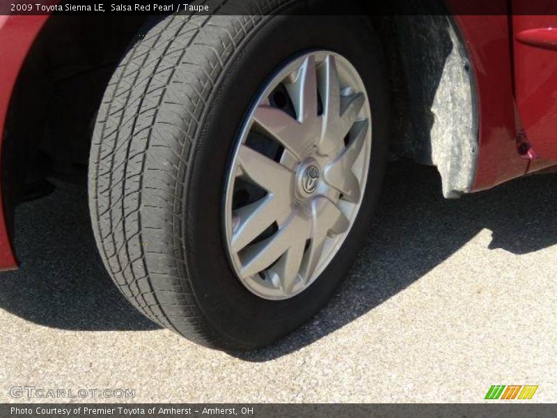Salsa Red Pearl / Taupe 2009 Toyota Sienna LE