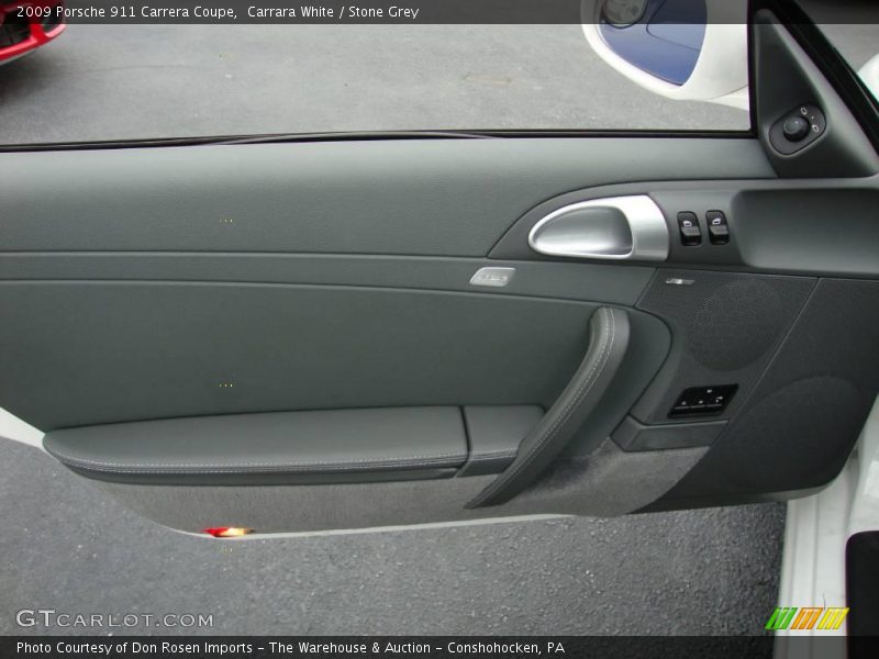 Carrara White / Stone Grey 2009 Porsche 911 Carrera Coupe