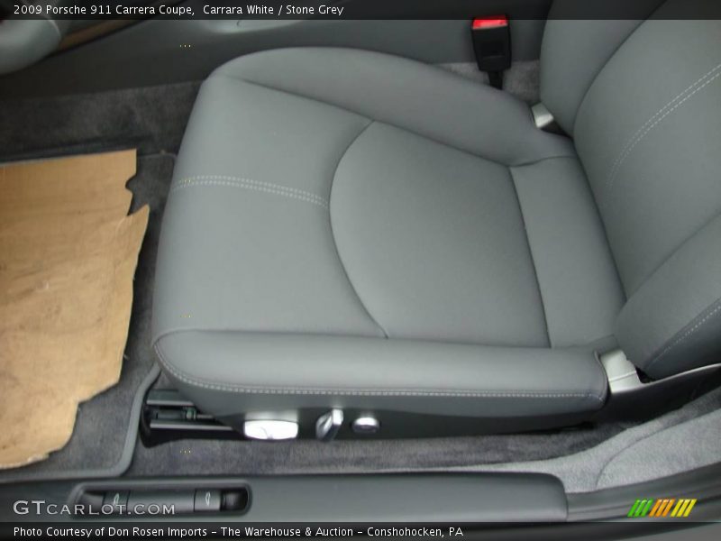 Carrara White / Stone Grey 2009 Porsche 911 Carrera Coupe