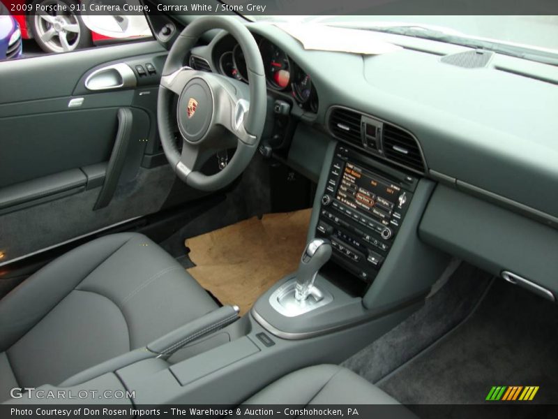 Carrara White / Stone Grey 2009 Porsche 911 Carrera Coupe