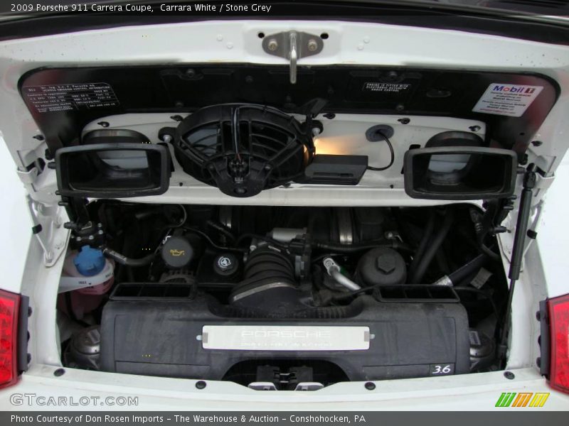 Carrara White / Stone Grey 2009 Porsche 911 Carrera Coupe
