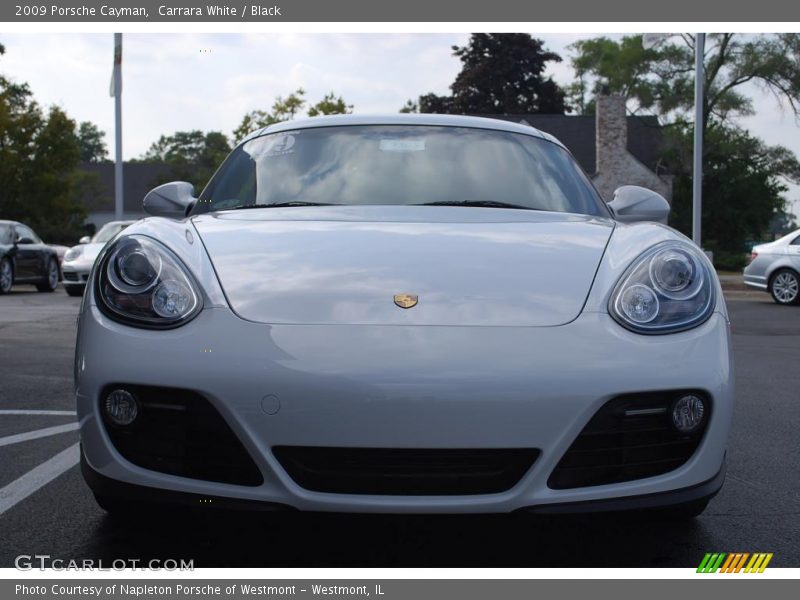 Carrara White / Black 2009 Porsche Cayman