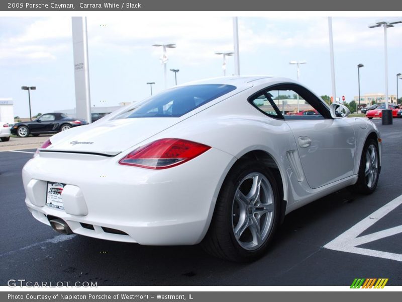Carrara White / Black 2009 Porsche Cayman