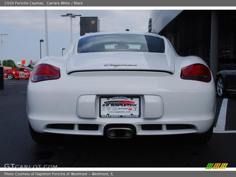 Carrara White / Black 2009 Porsche Cayman