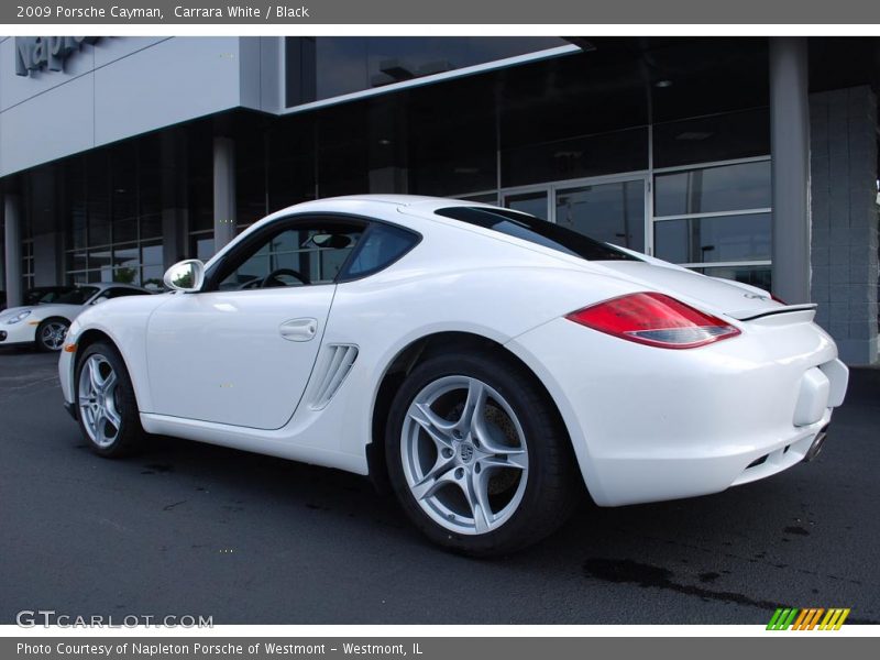 Carrara White / Black 2009 Porsche Cayman
