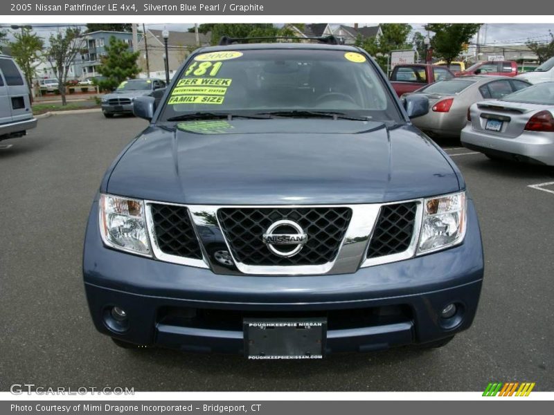 Silverton Blue Pearl / Graphite 2005 Nissan Pathfinder LE 4x4