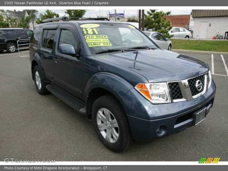 Silverton Blue Pearl / Graphite 2005 Nissan Pathfinder LE 4x4