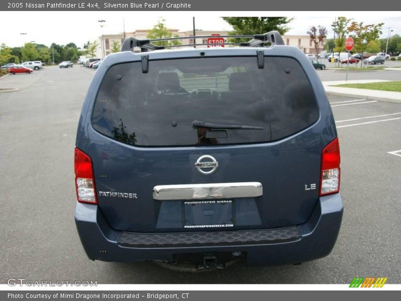 Silverton Blue Pearl / Graphite 2005 Nissan Pathfinder LE 4x4