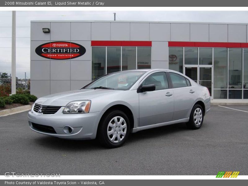 Liquid Silver Metallic / Gray 2008 Mitsubishi Galant ES