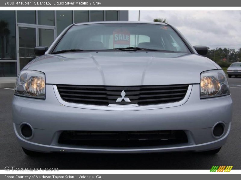 Liquid Silver Metallic / Gray 2008 Mitsubishi Galant ES