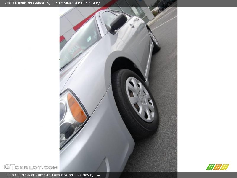 Liquid Silver Metallic / Gray 2008 Mitsubishi Galant ES
