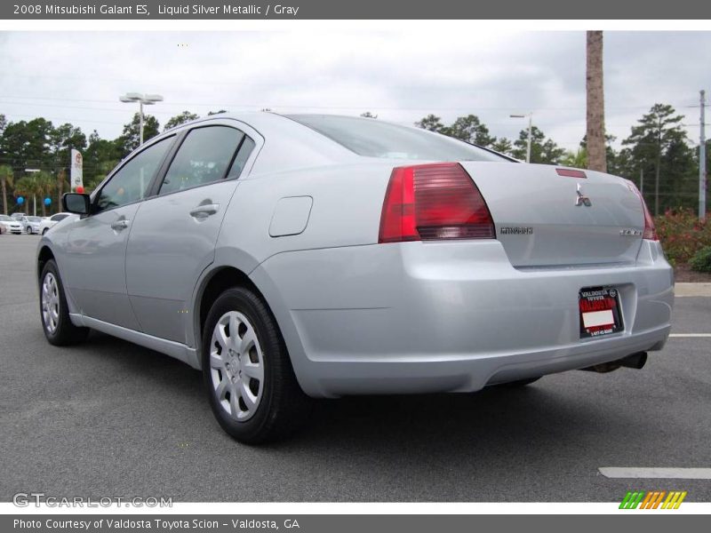 Liquid Silver Metallic / Gray 2008 Mitsubishi Galant ES