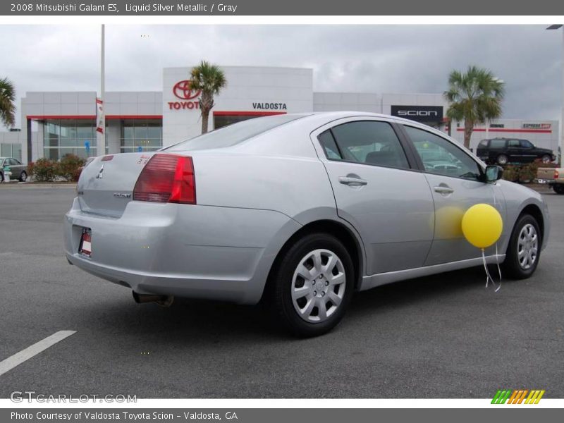Liquid Silver Metallic / Gray 2008 Mitsubishi Galant ES