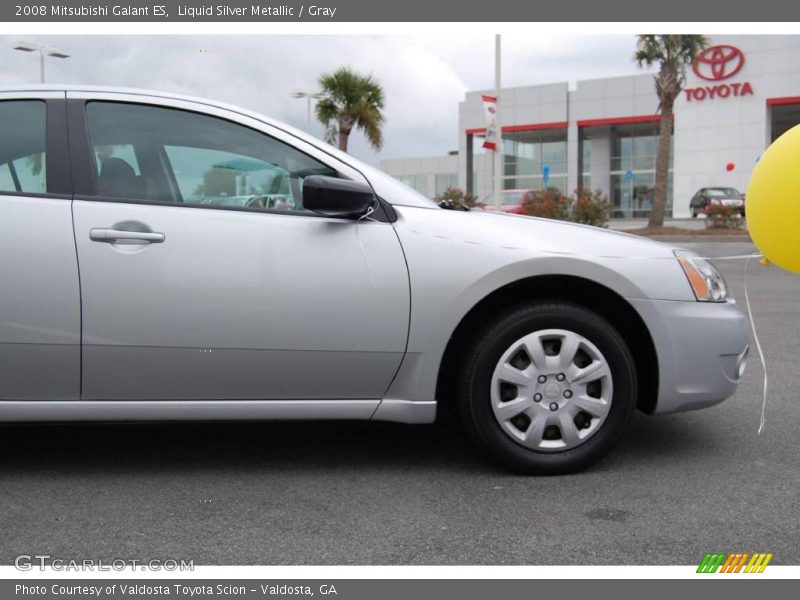 Liquid Silver Metallic / Gray 2008 Mitsubishi Galant ES