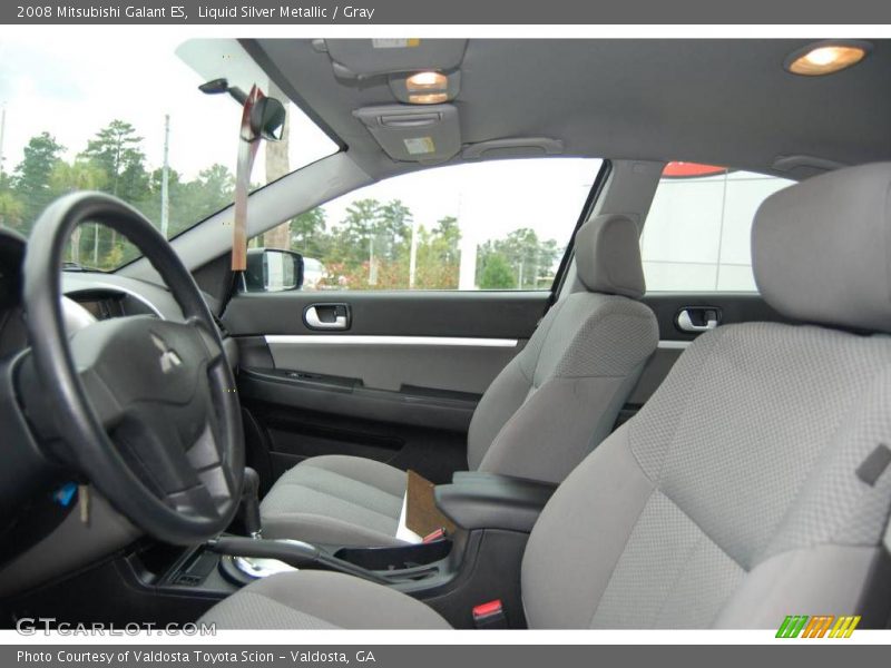 Liquid Silver Metallic / Gray 2008 Mitsubishi Galant ES