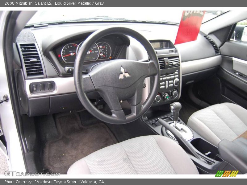 Liquid Silver Metallic / Gray 2008 Mitsubishi Galant ES